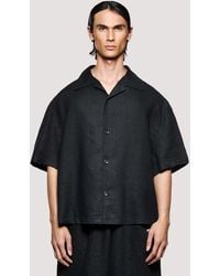 MKI Miyuki-Zoku - Box Fit Linen Short Sleeve Vacation Shirt - Lyst