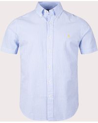 Polo Ralph Lauren - Custom Fit Short Sleeve Lightweight Stripe Shirt - Lyst