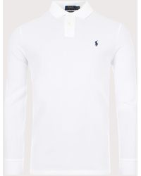 Polo Ralph Lauren - Custom Slim Fit Long Sleeve Polo Shirt - Lyst