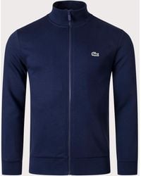 Lacoste - Brushed Fleece Track Top - Lyst