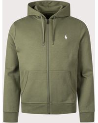 Polo Ralph Lauren - Zip Through Double Knit Hoodie - Lyst