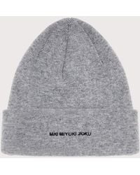 MKI Miyuki-Zoku - Mki Embroidered Merino Beanie - Lyst