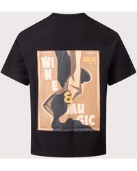 HUGO - Relaxed Fit Detzi T-Shirt - Lyst