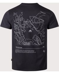 Snow Peak - Hq Topographic Map T-Shirt - Lyst
