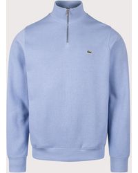 Lacoste - Croc Logo Quarter Zip Knit Jumper - Lyst