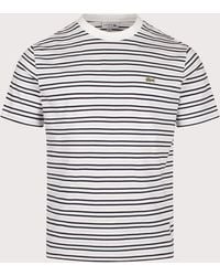 Lacoste - Classic Fit Striped T-Shirt - Lyst