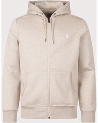 Polo Ralph Lauren - Zip Through Double Knit Hoodie - Lyst