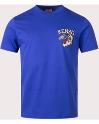 KENZO - Slim Fit Tiger Varsity T-shirt - Lyst