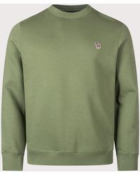 Paul Smith - Regular Fit Organic Cotton Zebra Logo Sweatshirt - Lyst