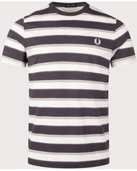 Fred Perry - Regular Fit Fine Stripe T-Shirt - Lyst
