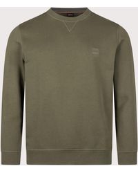 BOSS - Regular Fit Westart Sweatshirt - Lyst