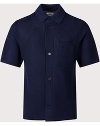 Norse Projects - Fredensborg Short Sleeve Knitted Shirt - Lyst