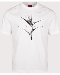 HUGO - Relaxed Fit Darise T-Shirt - Lyst