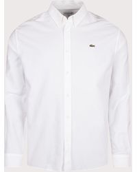 Lacoste - Regular Fit Oxford Shirt - Lyst