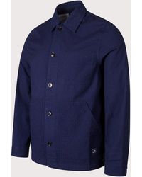 Paul Smith - Relaxed Fit Cotton Seersucker Work Jacket - Lyst