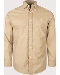 Polo Ralph Lauren - Custom Fit Garment-Dyed Oxford Shirt - Lyst