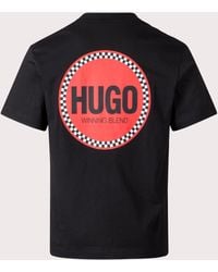 HUGO - Relaxed Fit Derdcho T-Shirt - Lyst