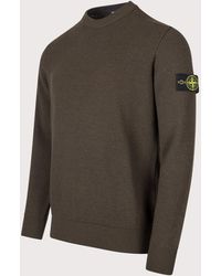 Stone Island - Loose Fit Pure Rws Wool Jumper - Lyst