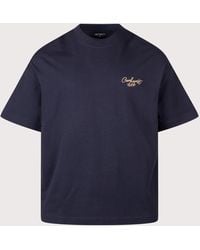 Carhartt - Boxy Loose Fit Signature Script T-Shirt - Lyst