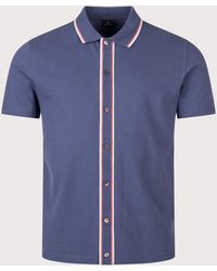 Paul Smith - Regular Fit Button Through Polo Shirt - Lyst