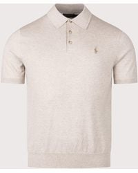 Polo Ralph Lauren - Regular Fit Cotton Knitted Polo Shirt - Lyst