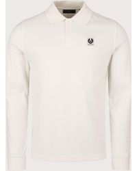 Belstaff - Reg Fit Long Sleeved Polo Shirt - Lyst