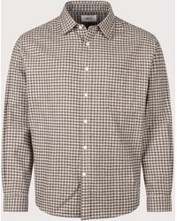 NN07 - Regular Fit Deon Flannel Shirt - Lyst