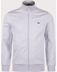 Lacoste - Brushed Fleece Track Top - Lyst