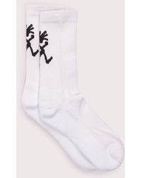 Gramicci - Running Man Logo Print Socks - Lyst