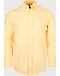 Polo Ralph Lauren - Custom Fit Garment-Dyed Oxford Shirt - Lyst