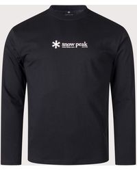 Snow Peak - Regular Fit Soft Cotton Logo Long Sleeve T-Shirt - Lyst