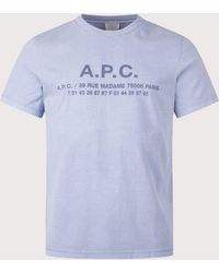 A.P.C. - Address T-Shirt - Lyst