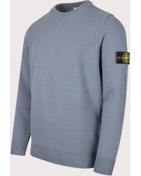 Stone Island - Lambswool Crewneck Jumper - Lyst