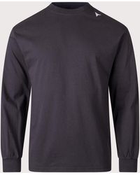 ROA - Relaxed Fit Logo Long Sleeve T-Shirt - Lyst