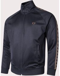 Fred Perry - Contrast Tape Track Top - Lyst