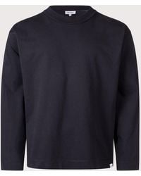 Norse Projects - Relaxed Fit Isefjord Compact Long Sleeve T-Shirt - Lyst