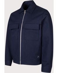 Paul Smith - Regular Fit Cotton Twill Overshirt - Lyst