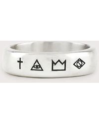 Serge Denimes - 4 Symbols Ring - Lyst