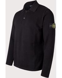 Stone Island - Micro Stitch Organic Cotton Polo Shirt - Lyst