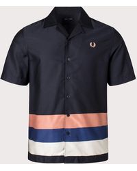 Fred Perry - Bold Stripe Revere Collar Shirt - Lyst