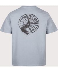 Stone Island - Regular Fit Organic Cotton 'Desert' Print T-Shirt - Lyst