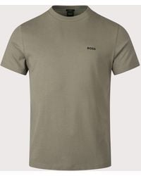 BOSS - Regular Fit Crew Neck Tee T-Shirt - Lyst