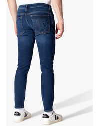 Versace Jeans Couture Slim Fit 5 Pocket Jeans - Blue