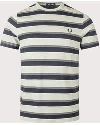 Fred Perry - Regular Fit Fine Stripe T-Shirt - Lyst