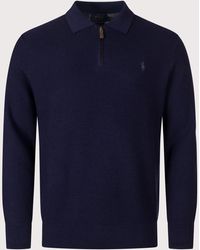 Polo Ralph Lauren - Regular Fit Merino Wool Polo Collar Jumper - Lyst