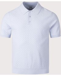 Wax London - Naples Retro Diamond Polo Shirt - Lyst