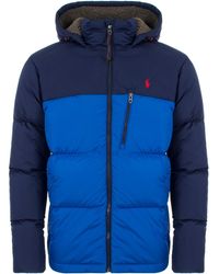 ralph lauren hooded ripstop down coat