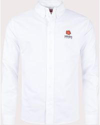 KENZO - Boke Flower Crest Casual Shirt - Lyst