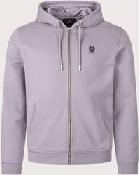 Belstaff - Reg Fit Full Zip Hoodie - Lyst