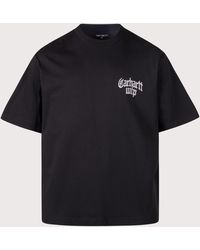 Carhartt - Oversized Fit Blackletter T-Shirt - Lyst
